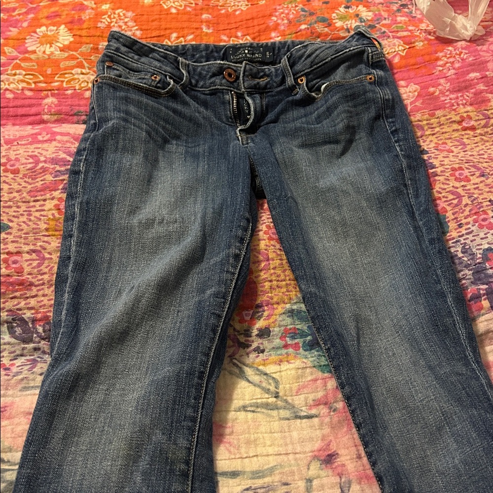 Lucky Brand Dark Wash Cropped Jeans